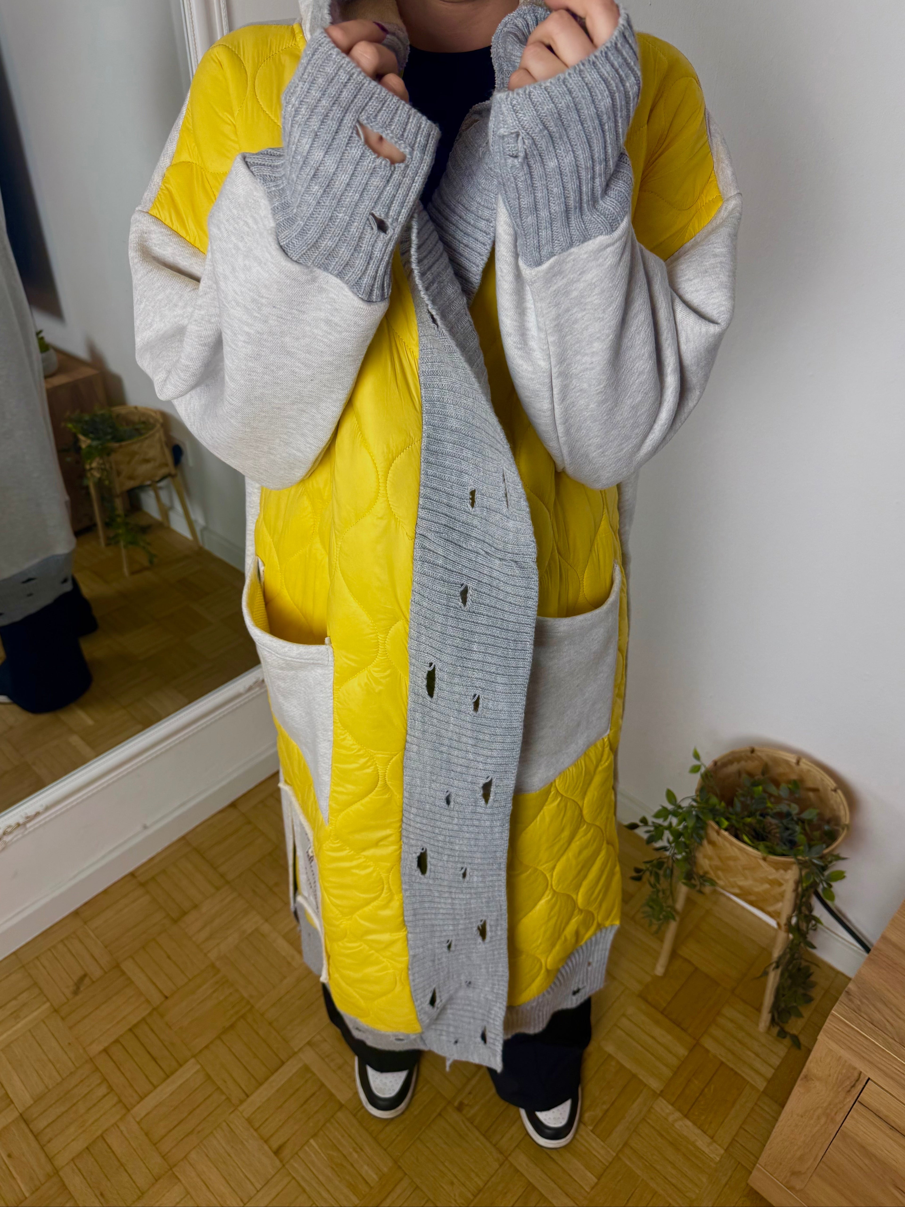 Pallto "Yellow Quilt Coat"