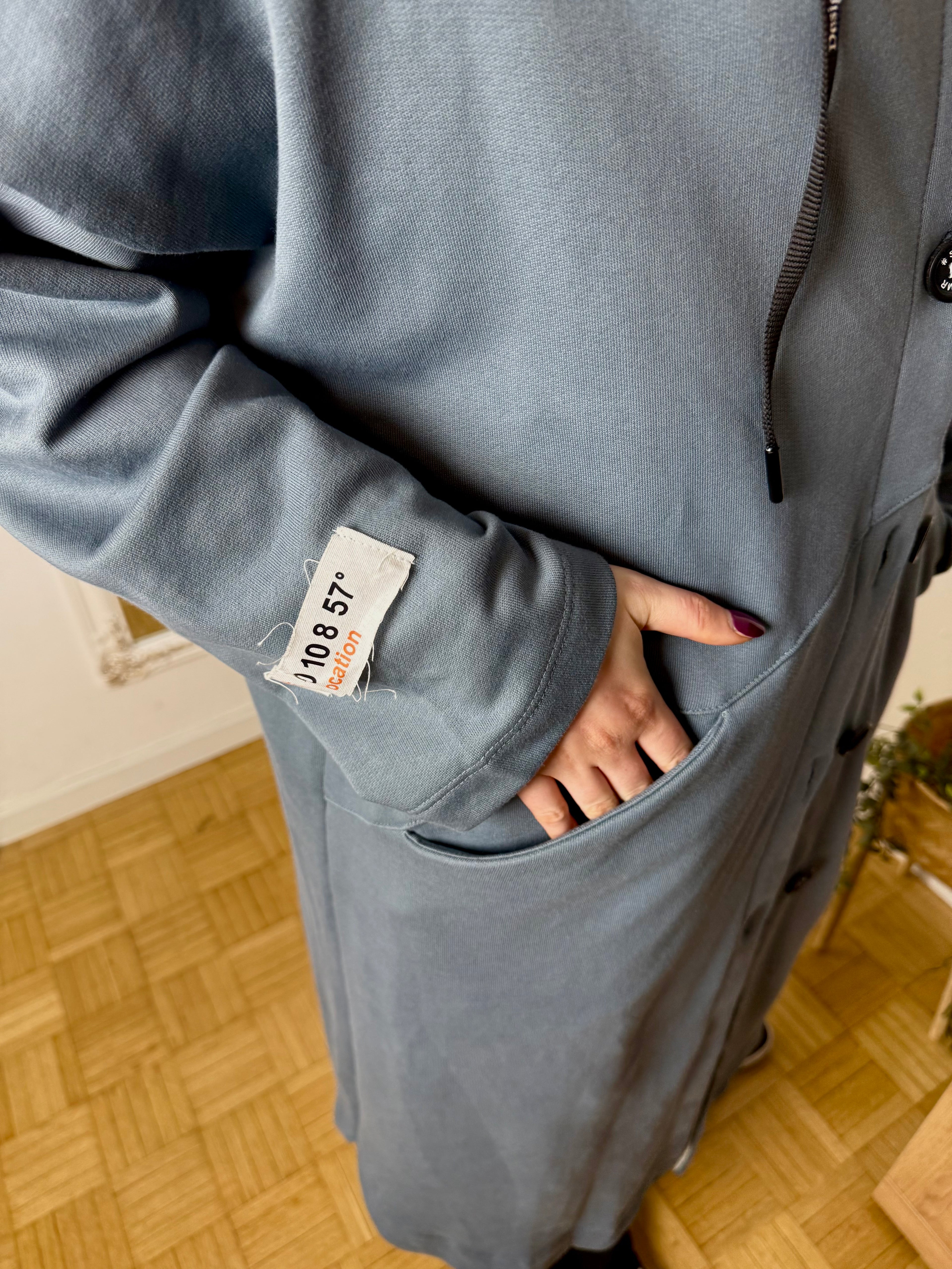 Fustan Hoodie "Grey Hoodie Dress"