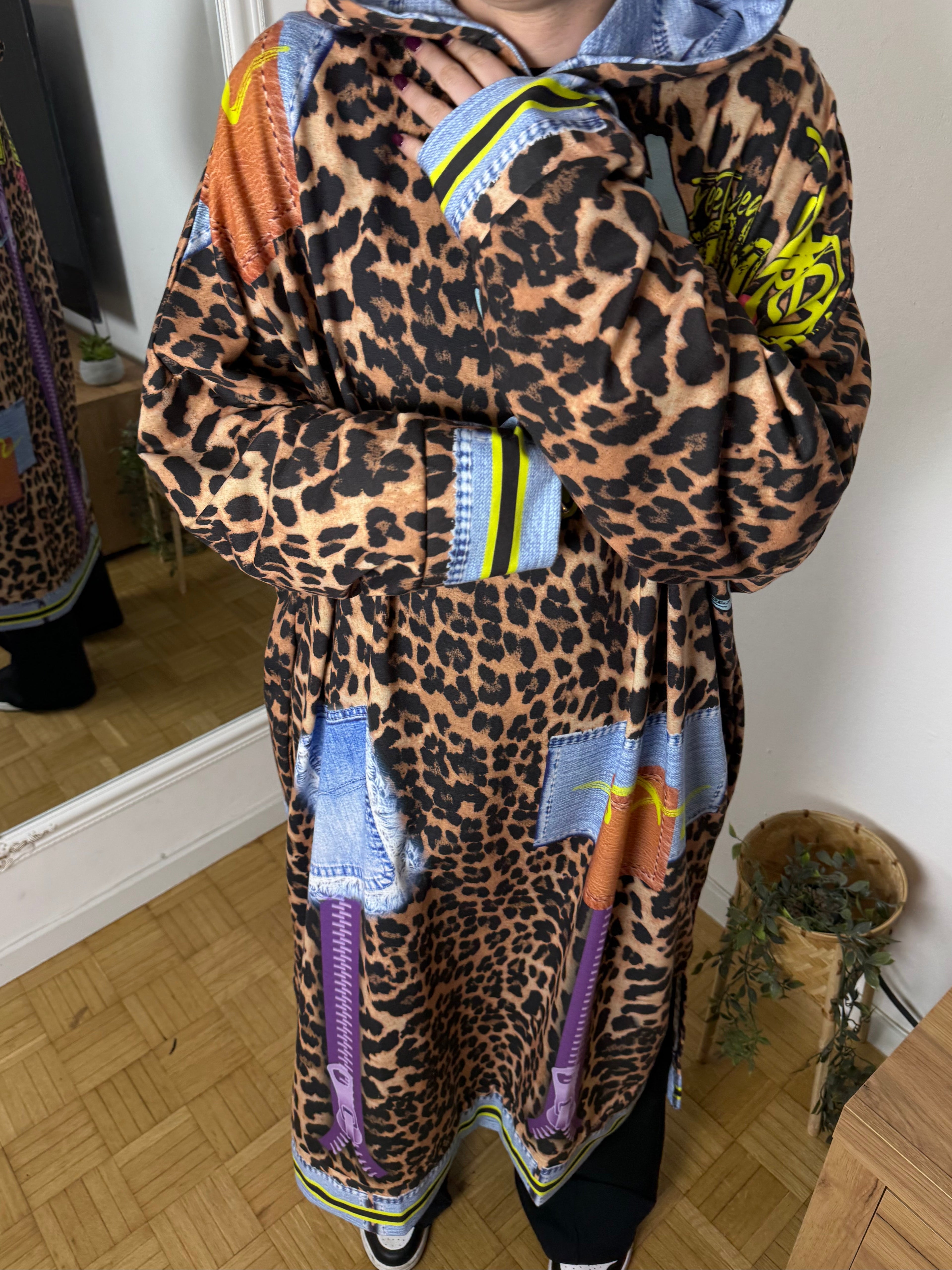 Pallto Leopard "Leopard Print Coat"